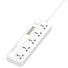Фільтр живлення ProLogix Premium 2.5 кВт, 5 розеток, 6 USB AUTO ID, 2 м, білий (PR-SC5614W)
