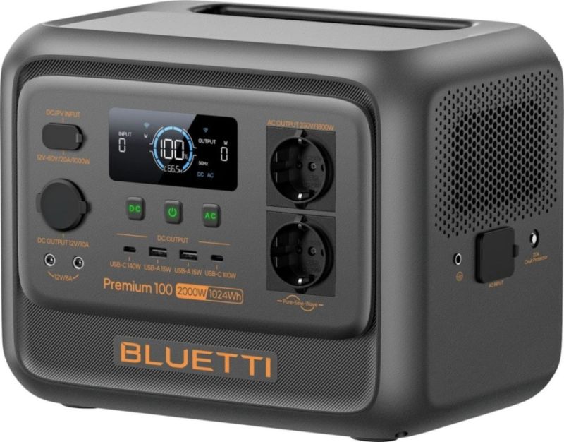 Зарядная станция Bluetti, 2000W, 1024Wh (Premium 100 V2)