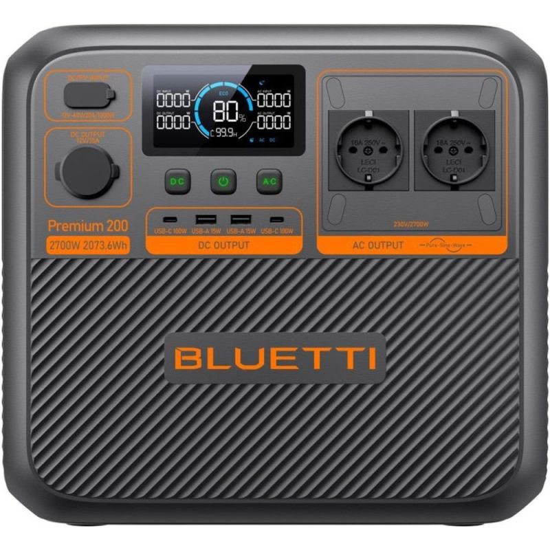Зарядная станция Bluetti Premium 200 V2, 2700W, 2073Wh_ОЕМ (Premium 200 V2_ОЕМ)