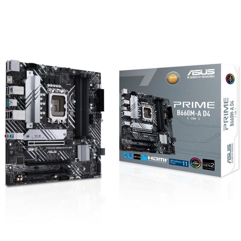 Материнская плата Asus Prime B660M-A D4-CSM Socket 1700 (PRIME B660M-A D4-CSM)