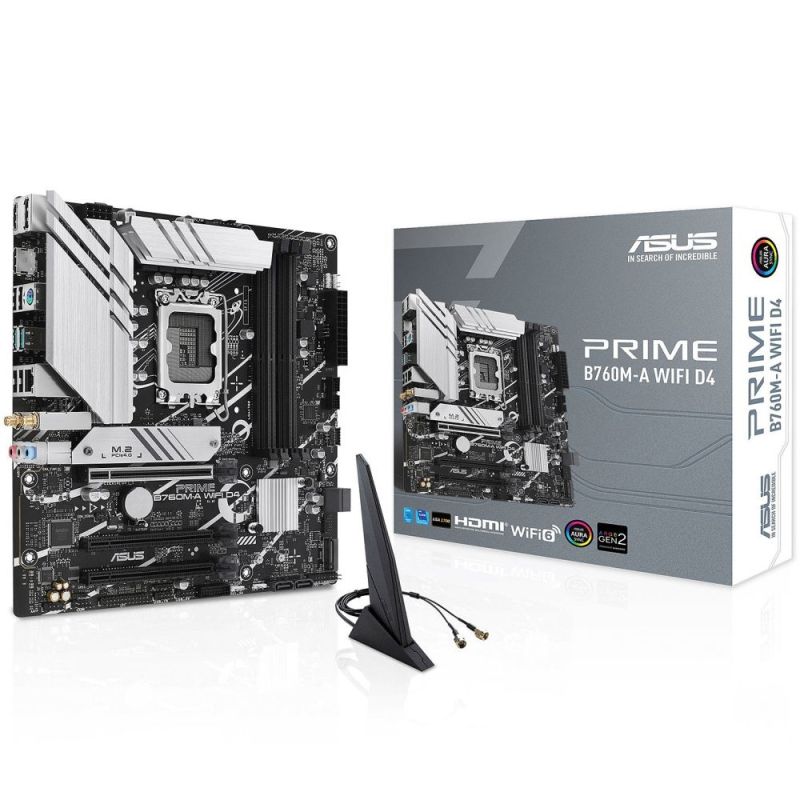 Материнська плата Asus Prime B760M-A WiFi D4 Socket 1700 (PRIME B760M-A WIFI D4)