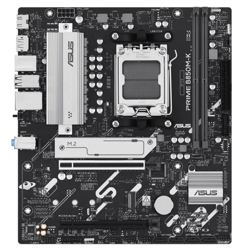 Материнская плата Asus Prime B850M-K Socket AM5 (PRIME B850M-K)