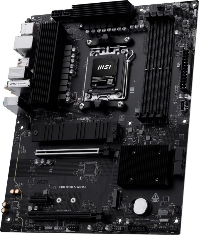 Материнська плата MSI Pro B850-S WiFi6E Socket AM5 (PRO B850-S WIFI6E)