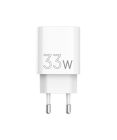 Сетевое зарядное устройство Sigma mobile X-power 33W GaN, PD, QC (1xUSB-C + 1xUSB-A) White (PS33-01)