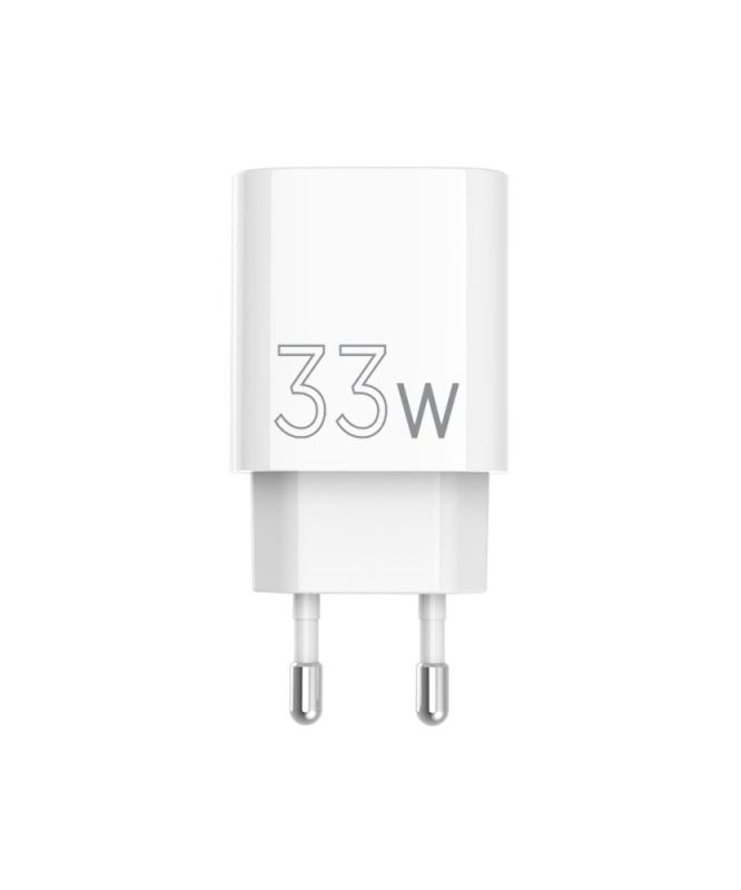 Сетевое зарядное устройство Sigma mobile X-power 33W GaN, PD, QC (1xUSB-C + 1xUSB-A) White (PS33-01)