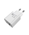 Сетевое зарядное устройство Sigma mobile X-power 33W GaN, PD, QC (1xUSB-C + 1xUSB-A) White (PS33-01)