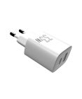Мережевий зарядний пристрій Sigma mobile X-power 33W GaN, PD, QC (1xUSB-C + 1xUSB-A) White (PS33-01)