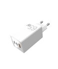Сетевое зарядное устройство Sigma mobile X-power 65W GaN, PD, QC (2xUSB-C + 1xUSB-A) White (PS65-01)