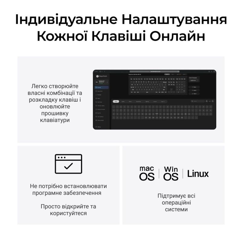 Клавіатура бездротова Keychron Q6 Ultra Keychron Red Switch Black RGB (Q6U-M1-UA)