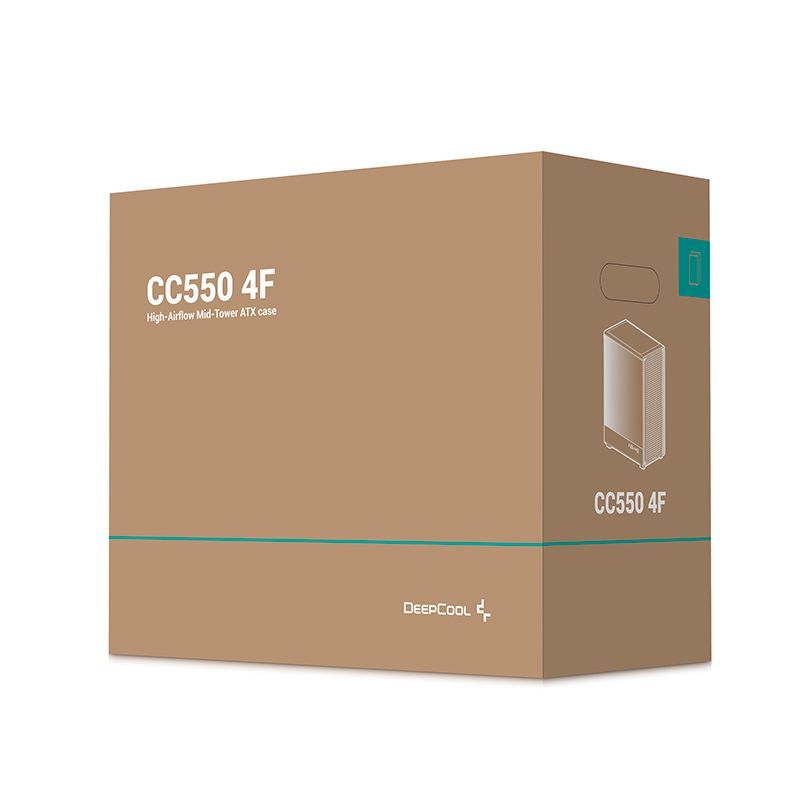 Корпус DeepCool CC550 4F Black (R-CC550BKANA4-G)