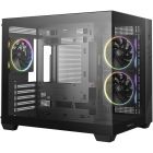 Корпус DeepCool CG330 3F Black без БЖ (R-CG330-BKNGM3-G)