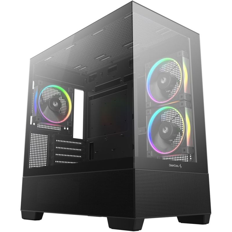 Корпус DeepCool CG380 3F Black без БП (R-CG380-BKAGM3-G)