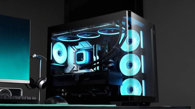 Корпус DeepCool CG530U 4F Black без БЖ (R-CG530U-BKAGA4-G)
