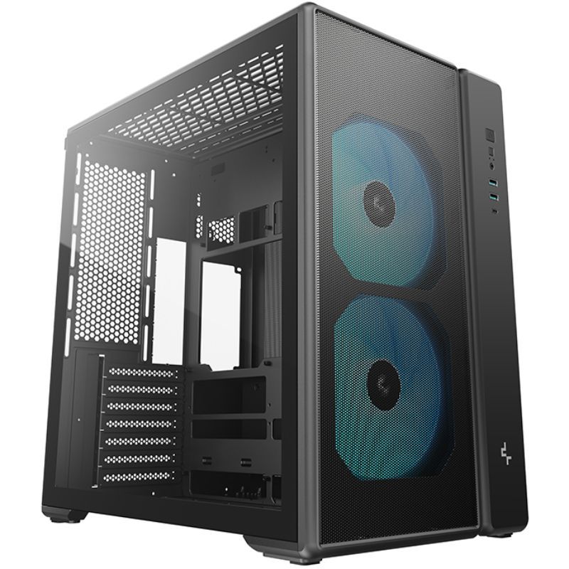 Корпус DeepCool CG590 Mesh 2F Black (R-CG590MESH-BKANA2-G)