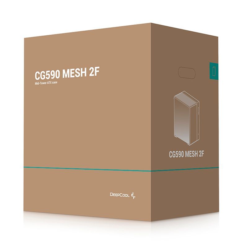 Корпус DeepCool CG590 Mesh 2F Black (R-CG590MESH-BKANA2-G)