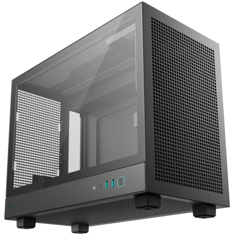 Корпус DeepCool CH160 Plus Black без БЖ (R-CH160-BKNGM0-G)
