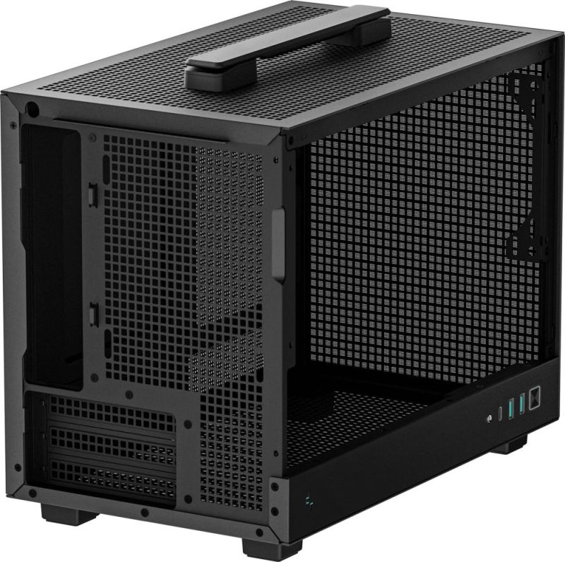 Корпус DeepCool CH160 Mesh Black без БЖ (R-CH160-BKNMI0-G-1)