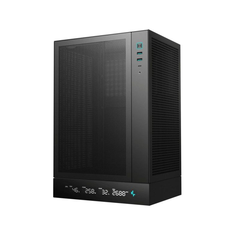 Корпус DeepCool CH170 Digital Black без БЖ (R-CH170-BKNPI0D-G-1)