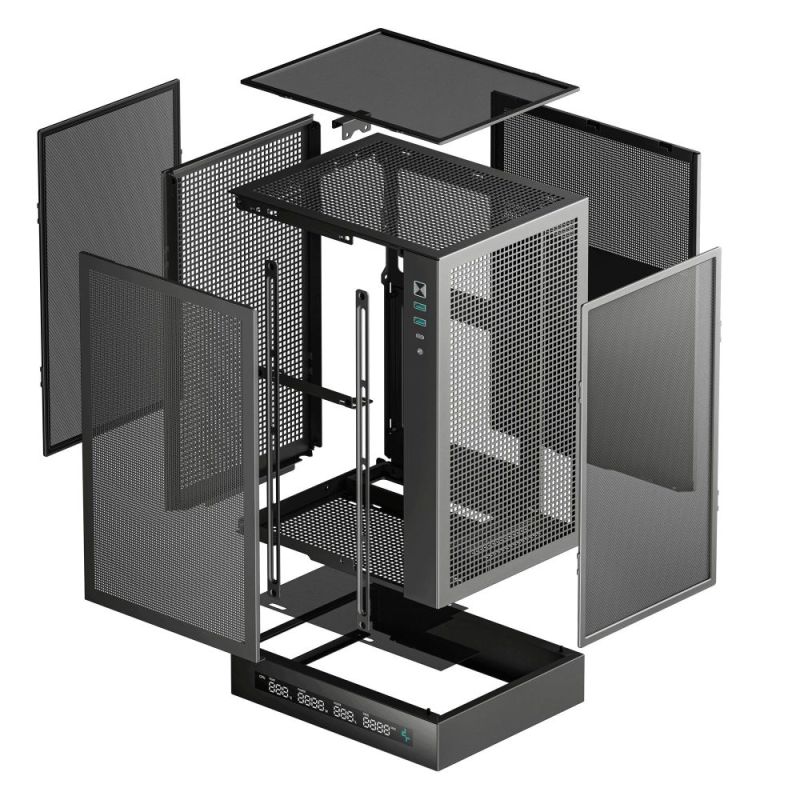 Корпус DeepCool CH170 Digital Black без БЖ (R-CH170-BKNPI0D-G-1)