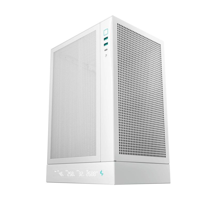 Корпус DeepCool CH170 Digital White без БЖ (R-CH170-WHNPI0D-G-1)