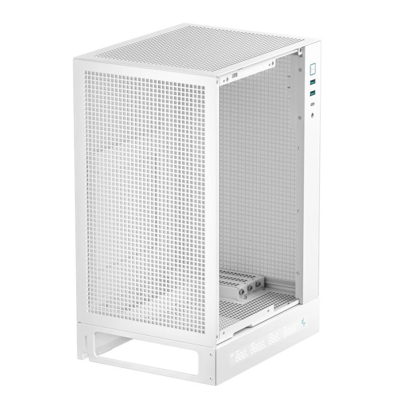 Корпус DeepCool CH170 Digital White без БП (R-CH170-WHNPI0D-G-1)