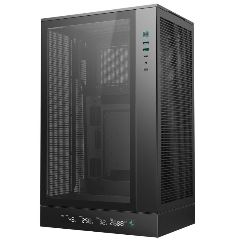 Корпус DeepCool CH270 Digital Black без БЖ (R-CH270-BKNDM0-G-1)