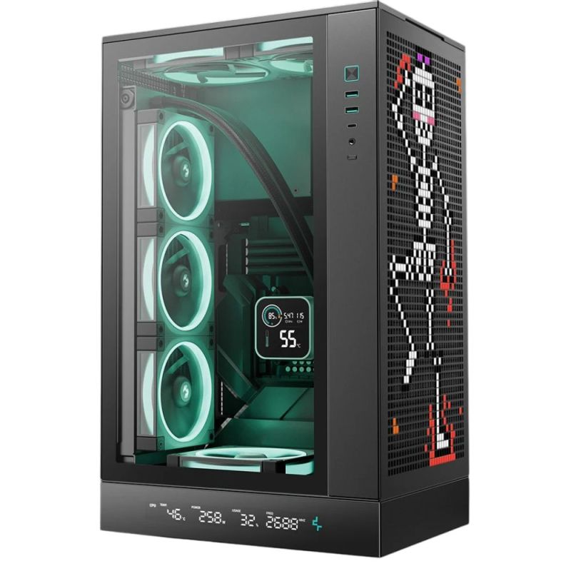 Корпус DeepCool CH270 Digital Black без БЖ (R-CH270-BKNDM0-G-1)