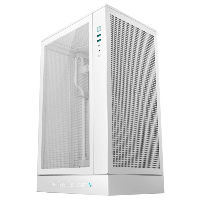 Корпус DeepCool CH270 Digital White без БП (R-CH270-WHNDM0-G-1)