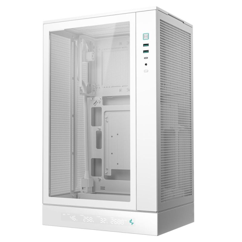 Корпус DeepCool CH270 Digital White без БП (R-CH270-WHNDM0-G-1)