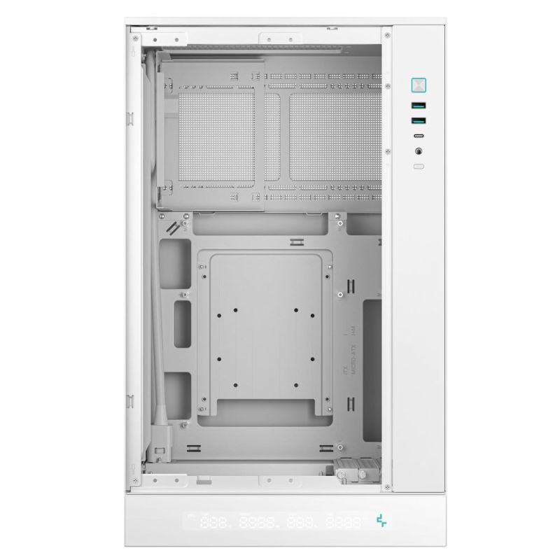 Корпус DeepCool CH270 Digital White без БП (R-CH270-WHNDM0-G-1)