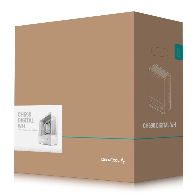 Корпус DeepCool CH690 Digital White без БЖ (R-CH690-WHNNA0D-G-1)