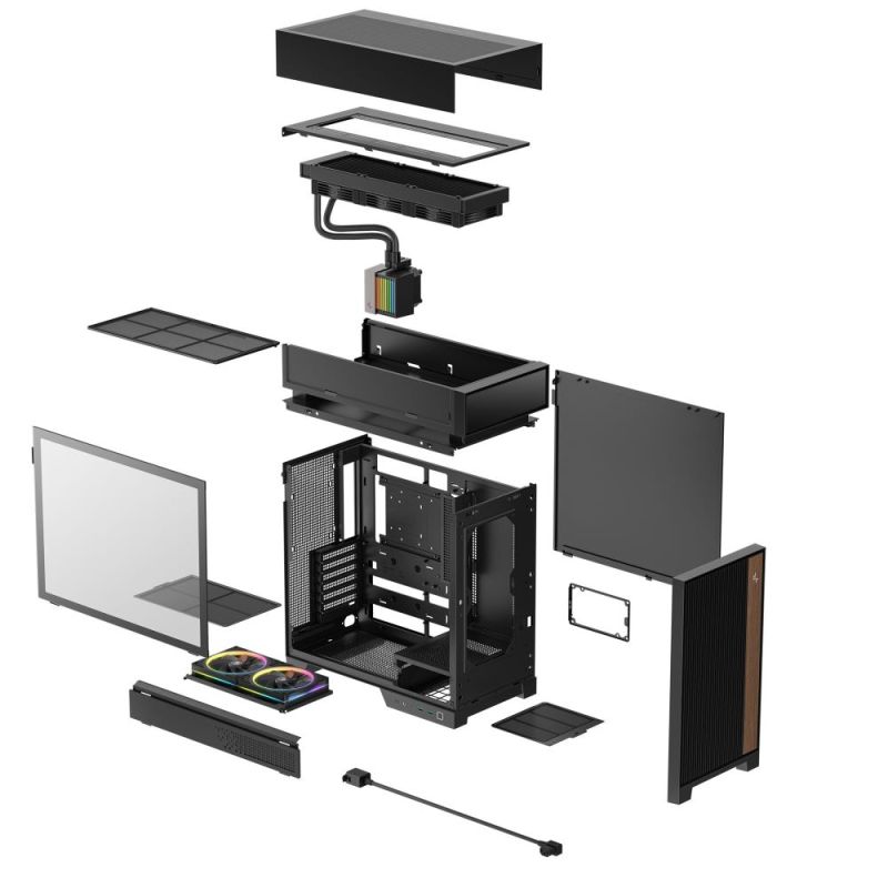 Корпус DeepCool CL6600 Black (R-CL6600-BKNNA0-G-1)