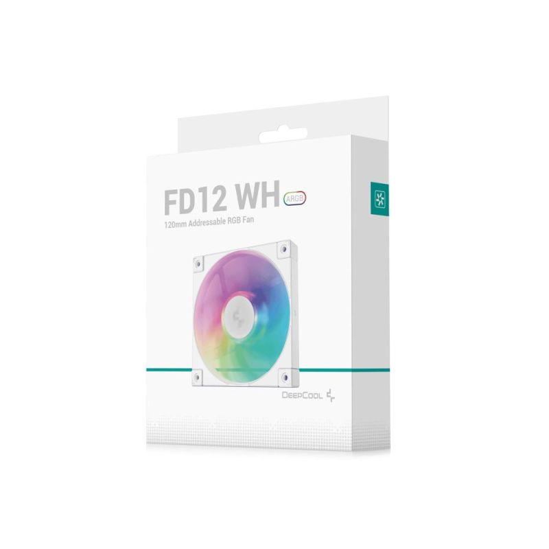 Вентилятор DeepCool FD12 ARGB WH (R-FD12-WHAPN1-G)