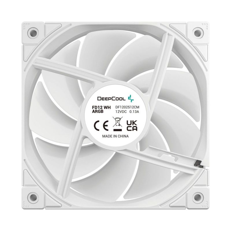 Вентилятор DeepCool FD12 ARGB WH-3 IN 1 (R-FD12-WHAPN3-G)