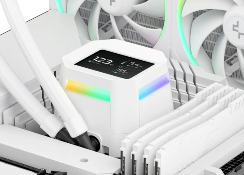 Система водяного охлаждения DeepCool LM360 WH (R-LM360-WHDMMC-1)