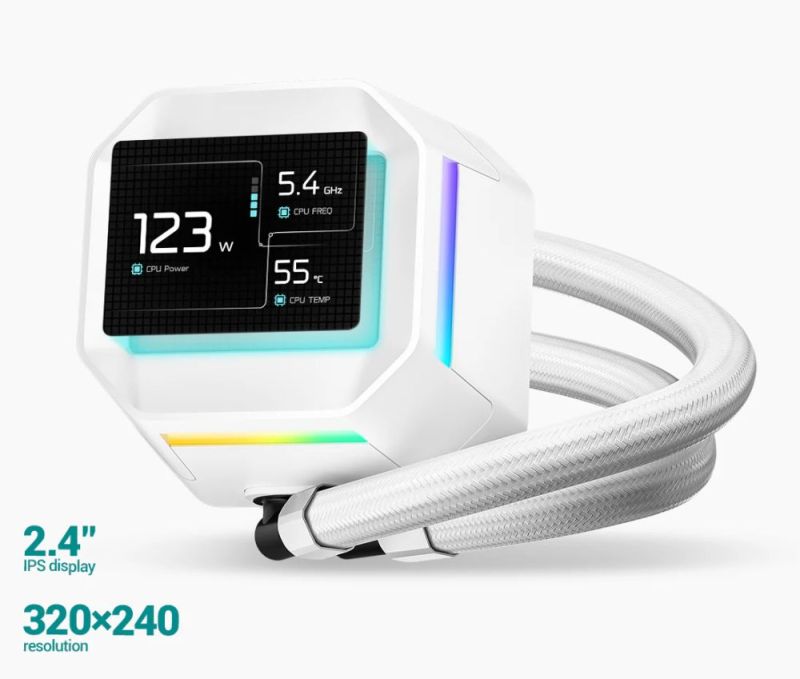 Система водяного охлаждения DeepCool LM360 WH (R-LM360-WHDMMC-1)