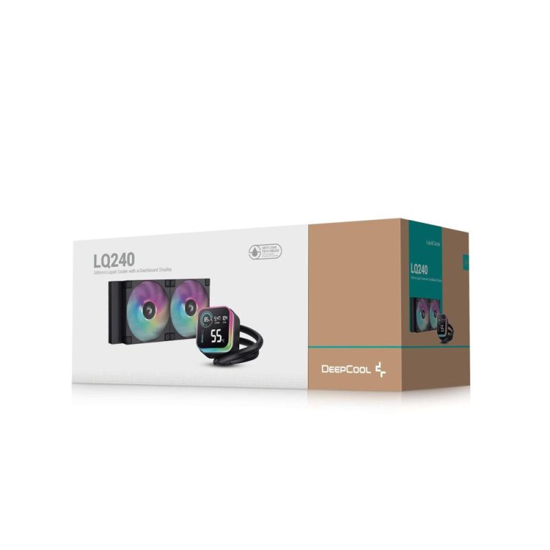 Система водяного охлаждения DeepCool LQ240 Black (R-LQ240-BKLSMW-G-1)