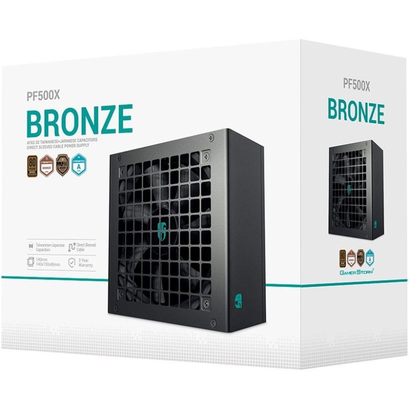 Блок питания DeepCool GamerStorm PF500X 500W (R-PF500X-HD0B-JGEU)