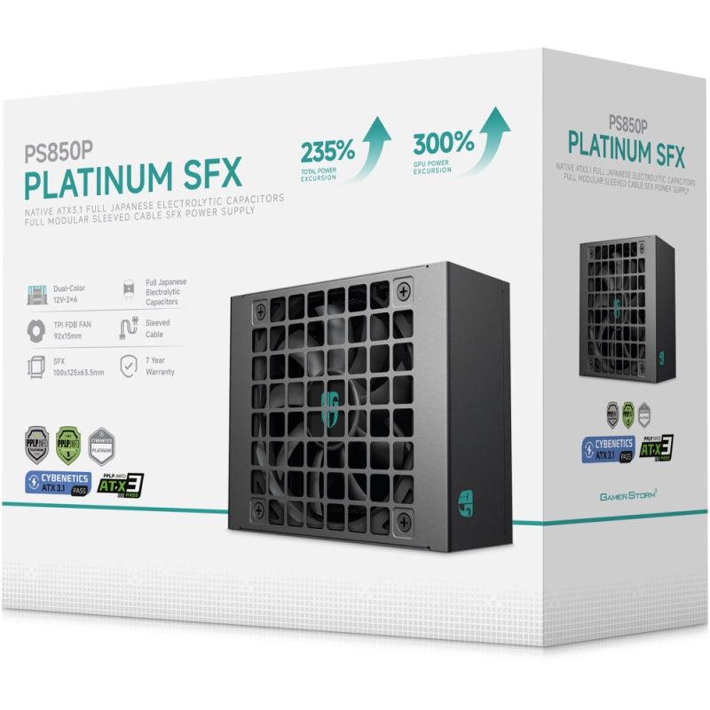 Блок питания DeepCool GamerStorm PS850P 850W (R-PS850P-FE0B-JGEU)