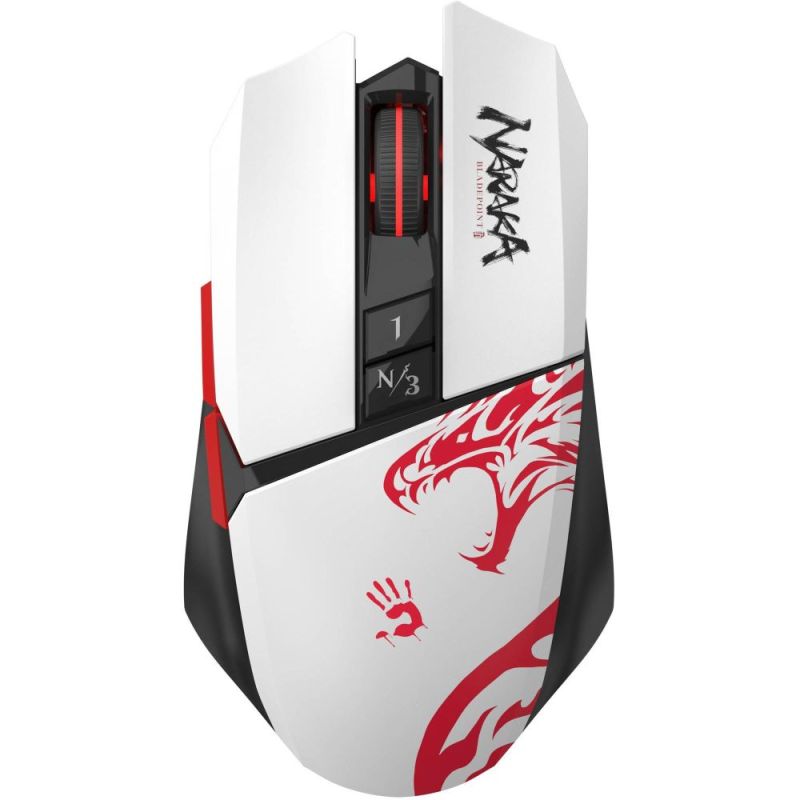 Миша бездротова A4Tech Bloody R36 Ultra Naraka White (R36 Ultra (Naraka))