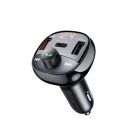 Автомобильное зарядное устройство + FM ресивер Remax Lodi Series 2xUSB + Type-C 54.5W Black (RCC331)