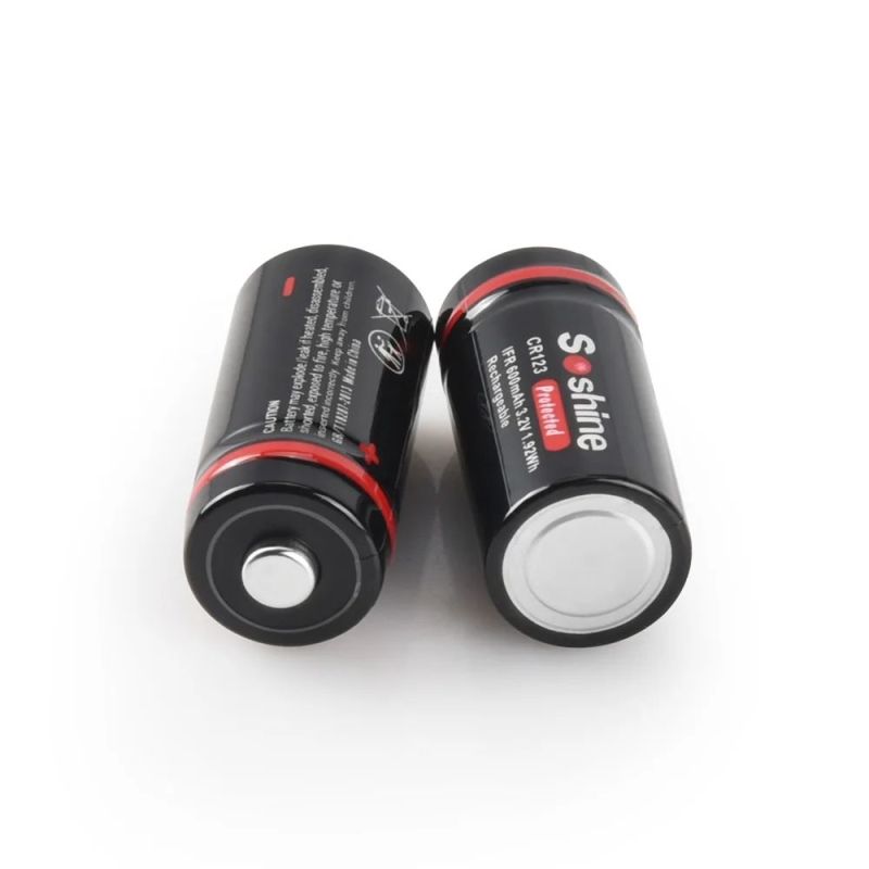 Аккумулятор Soshine CR123A/16340 600mAh 1шт (RCR123P-3.2-600)