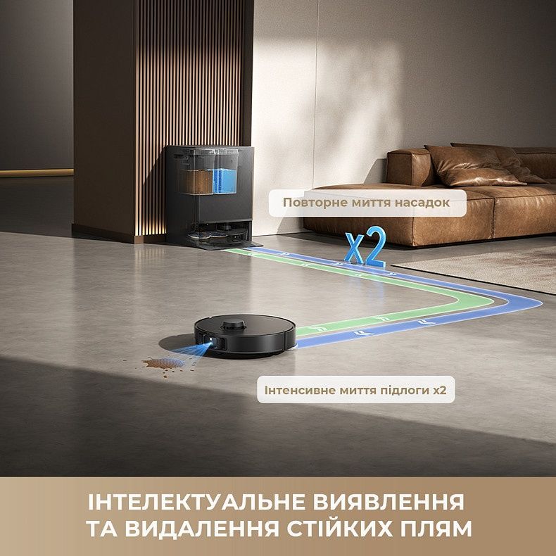 Робот-пилосос Dreame Bot Matrix 10 Pro White (RLM61HE-Wh)