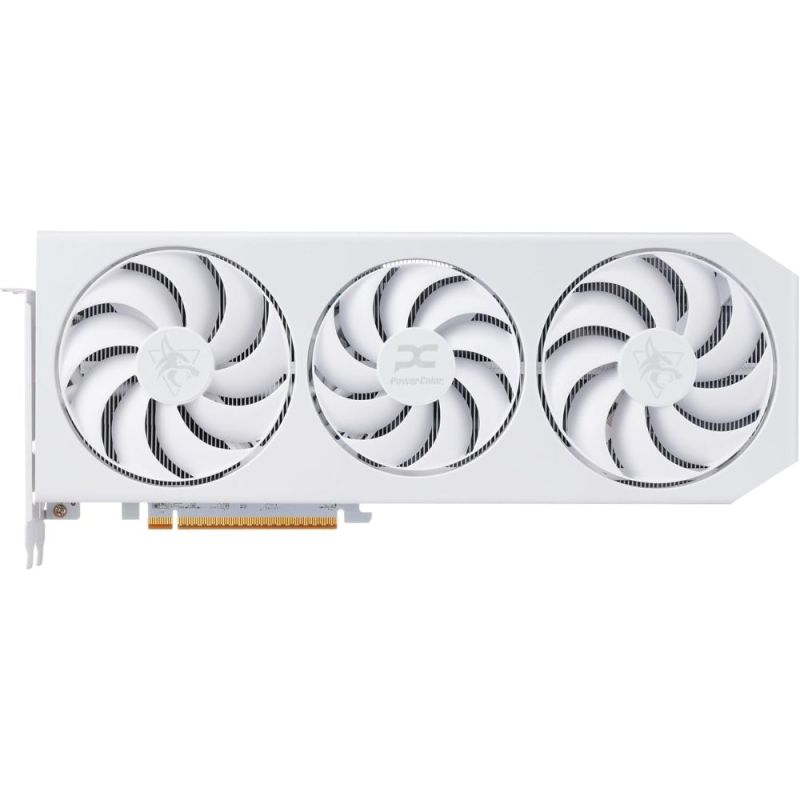 Відеокарта AMD Radeon RX 9070 XT 16GB GDDR6 Hellhound Spectral White PowerColor (RX9070XT 16G-L/OC/WHITE)