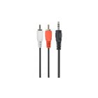 Кабель мультимедийный 3.5mm M to 2xRCA M 5.0m Cablexpert (CCA-458-5M)