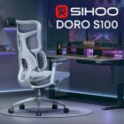 Кресло офисное Sihoo Doro S100 Mesh White (S100-M302)