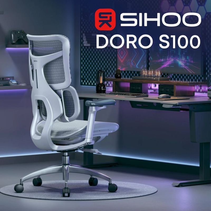 Кресло офисное Sihoo Doro S100 Mesh White (S100-M302)