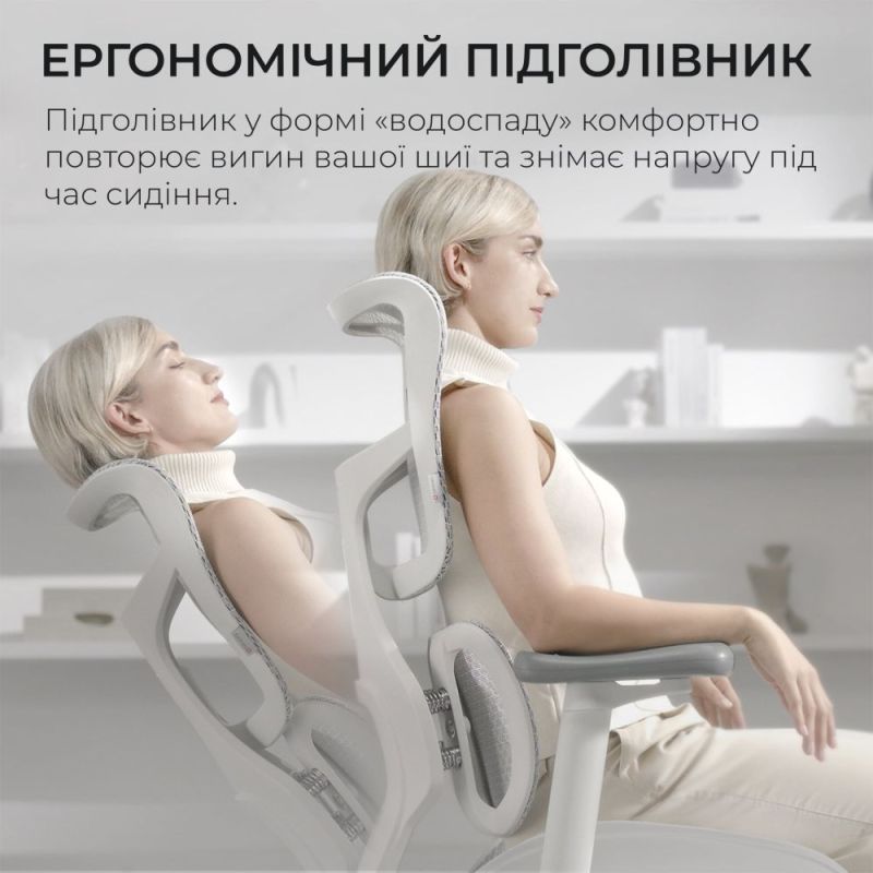 Кресло офисное Sihoo Doro S100 Mesh White (S100-M302)