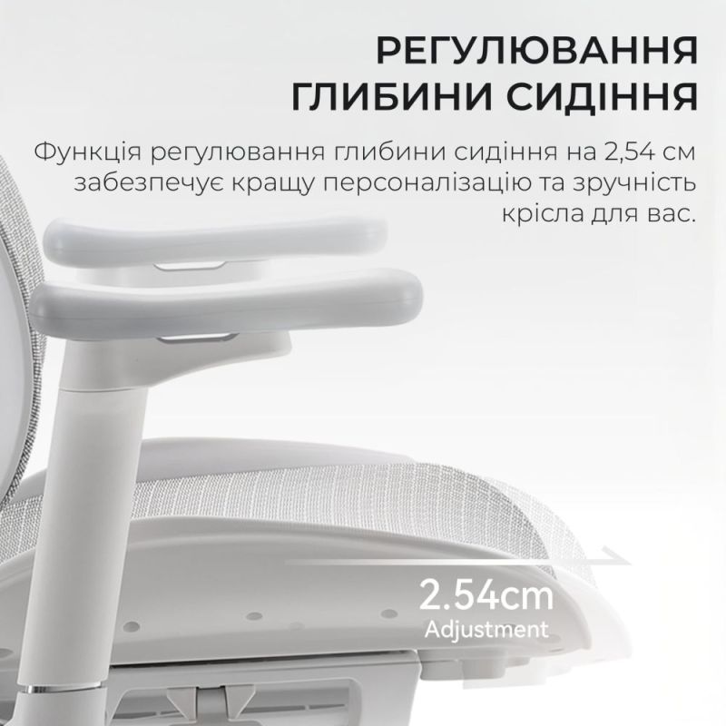 Кресло офисное Sihoo Doro S100 Mesh White (S100-M302)