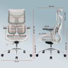 Кресло офисное Sihoo Doro S100 Mesh White (S100-M302)